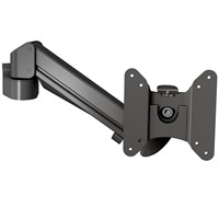Elevate Monitor Arm 55 - 3-8 kg, gas spring, rail mounted, black